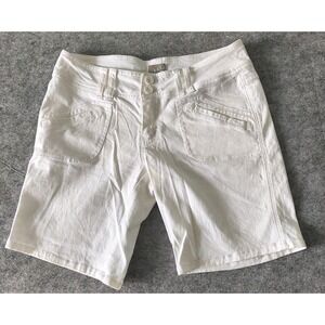 BeBop Shorts‎ Juniors/Women's Size 7 White Bermuda